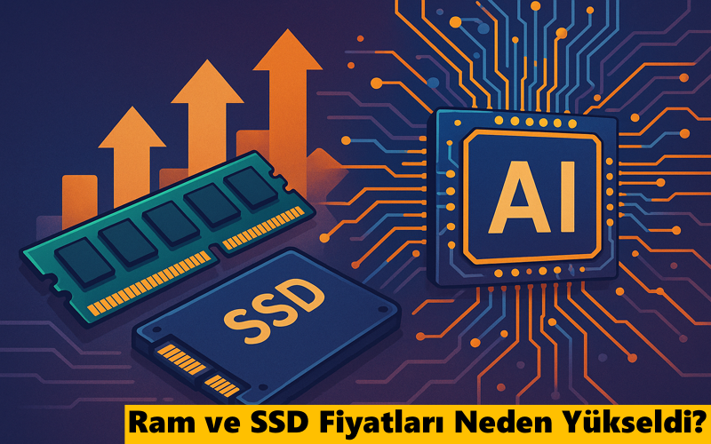 🔥 RAM ve SSD Fiyatları Neden Son Zamanlarda Bu Kadar Arttı?